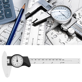 Sportswear Shop  0-150 มม. หน้าปัดพลาสติก Vernier Caliper Ruler Gauge Roofessional เครื่องมือวัด