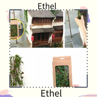 Ethel1 ของเล่นเถาวัลย์จิ๋ว DIY สวนนางฟ้า เสมือนจริง Ivy