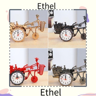 Ethel1 นาฬิกาปลุกตั้งโต๊ะ ของขวัญวันเกิด รถจักรยานยนต์ สําหรับเด็ก