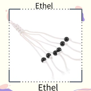 Ethel1 ตะขอกล้วยถักมือ ใช้ง่าย สีดํา สําหรับห้องครัว 2 ชิ้น