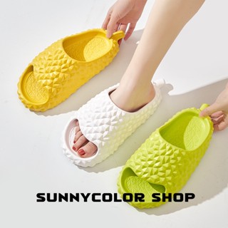 SUNNYCOLOR ร้องเท้า รองเท้าแตะ รองเท้าแฟชั่น สะดวกสบาย สไตล์เกาหลี แฟชั่น ด้านล่างหนา 2023 ใหม่ B91H0P2