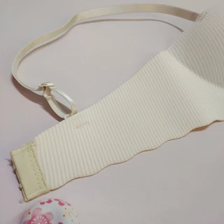 #102 สินค้าพร้อมส่งจากไทย เสื้อในไร้โครงสีพาสเทล 3 ตะขอเสริมฟองน้ำในตัว COK