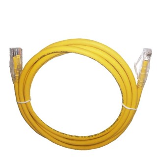 LINK US-5103LZ-5 LSZH RJ45 Patch Cord Cat6 UTP Length 3M. YELLOW