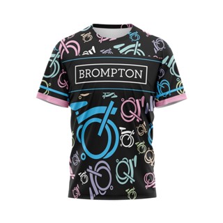 เสื้อกีฬาแขนสั้น พิมพ์ลาย Brompton Gowes Road สําหรับผู้ชาย 02