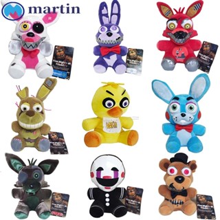 Martin ตุ๊กตาอนิเมะ Chica Bonnie Rabbit FNAF Nightmare Freddy Bear ขนาด 18 ซม. ของเล่นสําหรับเด็ก