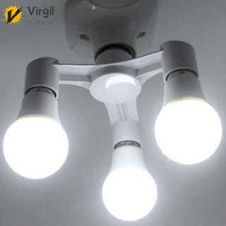 [Virgil.th] 3 in 1/4 in 1/5 in 1 E27 เป็น E27 ฐานซ็อกเก็ตแยกหลอดไฟ LED