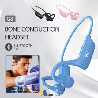 Bone Conduction หูฟังไร้สาย G8/G16 Ipx5กันน้ำ Bluetooth 5.0ไมโครโฟน Headest MOLISA MOLISA