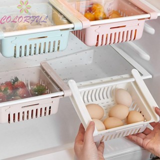 【COLORFUL】Fridge Drawer 20.5*16.4*7.6 Cm Cheese Cupboards Desks For Refrigerators