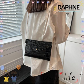 Daphne กระเป๋าสะพายไหล่ สะพายข้าง หนัง PU ทรงซองจดหมาย สําหรับผู้หญิง