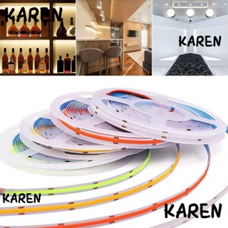 Karen แถบไฟ Led 320 ดวง 12V ความหนาแน่นสูง 3000K 6000K มีกาวในตัว ยืดหยุ่น สําหรับตกแต่งภายในบ้าน นอกบ้าน