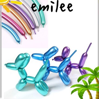 EMILEE ลูกโป่งยางยาว สไตล์คลาสสิก สําหรับตกแต่งปาร์ตี้วันเกิด 10 ชิ้น