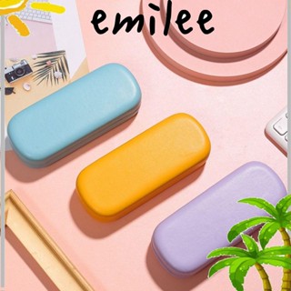 EMILEE เคสแว่นตา หนัง PU ทรงสี่เหลี่ยมผืนผ้า แฟชั่น