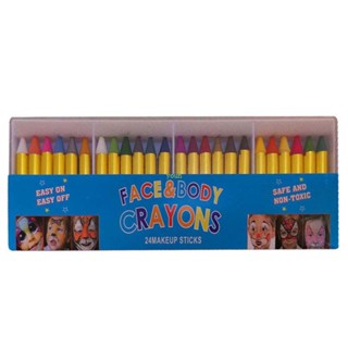 Youn ดินสอสี 24 สี หลากสี สําหรับแต่งหน้า