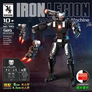 ของเล่นตัวต่อเลโก้ หุ่นยนต์ Iron Man WarMachine Mecha เสริมการเรียนรู้เด็ก