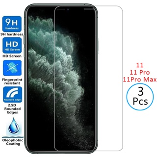 ฟิล์มกระจกนิรภัยกันรอยหน้าจอ 9h สําหรับ iphone 11 pro max 11 11pro 11promax 11p 11pm