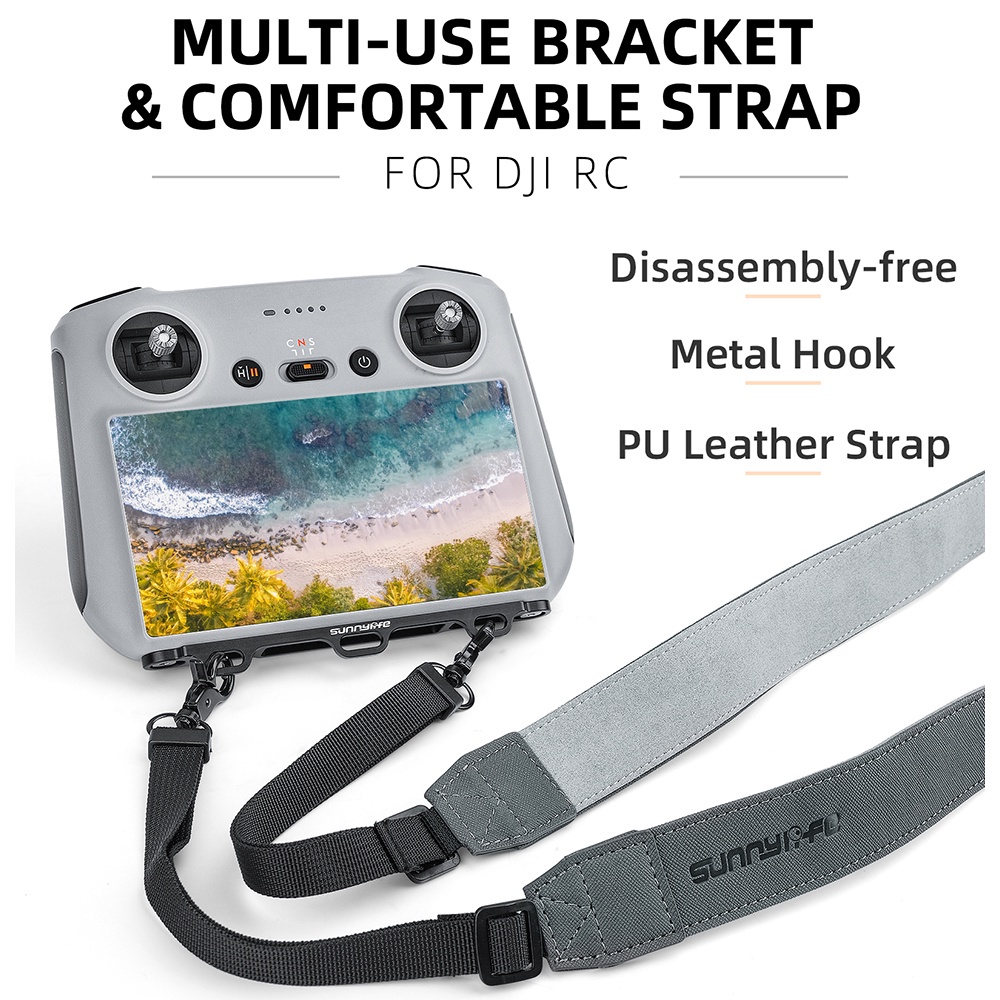 สายคล้องไหล่ อะลูมิเนียมอัลลอย พร้อมรีโมตควบคุมหน้าจอ อุปกรณ์เสริม สําหรับ DJI Mini 4 Pro Lanyard DJI RC2 DJI AIR3 RC2 Mini 3 Pro RC