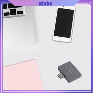 Utake อะแดปเตอร์เชื่อมต่อ USB C ตัวผู้ เป็น USB C ตัวเมียคู่