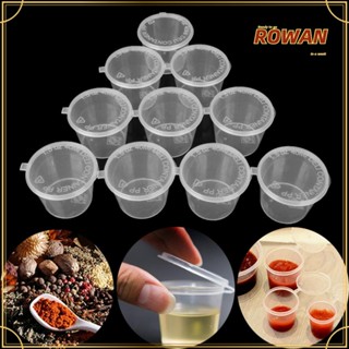 Rowans กล่องพลาสติก ขนาดเล็ก สําหรับใส่ซอส 30 ชิ้น