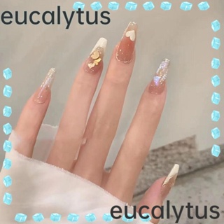 Eucalytus1 เล็บปลอม ถอดได้ สีทอง DIY สําหรับบัลเล่ต์