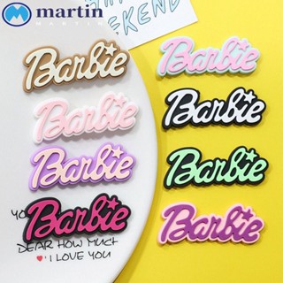 Martin จี้ตัวอักษร หลากสี อุปกรณ์เสริม สําหรับตุ๊กตาบาร์บี้ DIY 10 ชิ้น