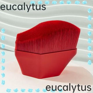 Eucalytus1 แปรงแต่งหน้า แปรงรองพื้น แปรงรองพื้น แปรงรองพื้น แปรงลิควิดครีม ไซเรน สีแดง