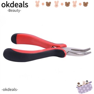 Okdeals คีมไมโคร DIY อุปกรณ์เสริม สําหรับทําวิกผม