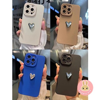 เคสโทรศัพท์มือถือ กันกระแทก ป้องกันเลนส์กล้อง ลายหัวใจ สีเงิน เรียบง่าย สําหรับ Xiaomi 13 Pro 12 Lite 12T Pro Poco X5 Pro M4 5G F4