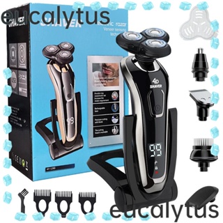 Eucalytus1 เครื่องโกนหนวดเคราไฟฟ้า สําหรับผู้ชาย|เครื่องโกนหนวดโรตารี่