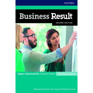 Bundanjai (หนังสือเรียนภาษาอังกฤษ Oxford) Business Result 2nd ED Upper Intermediate : Students Book +Online Practice