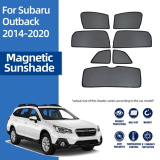 ม่านบังแดดแม่เหล็ก ด้านหน้า และด้านหลัง สําหรับ Subaru Outback BS 2014-2020