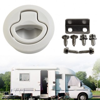 [SIP-ISHOWMAL-TH]Drawer Lock ABS Black/White Durable Flush Mount Plastic Auto Accessories-New In 9-