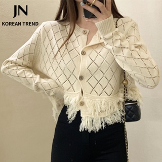 JN Studio  Áo Len áo khoác cardigan áo cardigan Thời trang hàn quốc  สวย ins รุ่นใหม่ สวยงาม A91K05F 36Z230909