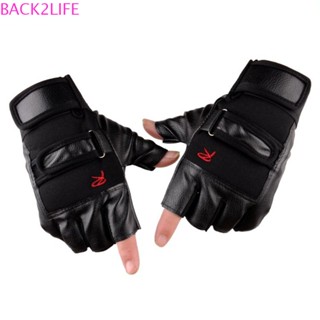 Back2life ถุงมือผู้ชาย ถุงมือขับรถมอเตอร์ไซค์ ถุงมือไร้นิ้ว