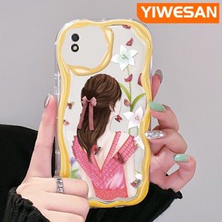 เคสโทรศัพท์มือถือ ซิลิกาใส กันกระแทก ลายผีเสื้อ เด็กผู้หญิง สําหรับ Xiaomi Redmi 9C NFC Redmi 9A 9i A1 A2 POCO C31