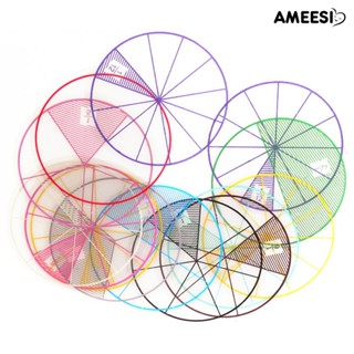 Ameesi 12 ชิ้น ชิ้นส่วนตัวเลข วงกลม ชิป คณิตศาสตร์ การเรียนรู้ การศึกษา ของเล่นเด็ก