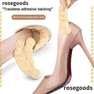 Rosegoods1 สติกเกอร์หนัง Pu ป้องกันส้นเท้า คุณภาพสูง กันรอยขีดข่วน