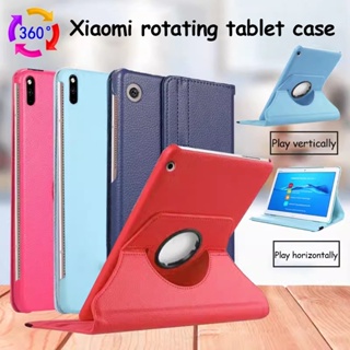 ใหม่ เคสแท็บเล็ตหนัง กันกระแทก ลายลิ้นจี่ หมุนได้ 360 องศา สําหรับ Xiaomi Pad 6 6 Pro 5 5 Pro 11 นิ้ว 2023 Pad2 Redmi 10.61 นิ้ว