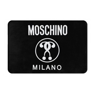 Moschino (11) พรมเช็ดเท้า ผ้าสักหลาด กันลื่น ดูดซับน้ํา แห้งเร็ว สําหรับห้องน้ํา 16x24 นิ้ว พร้อมส่ง