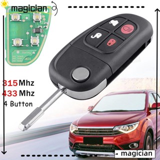 Mag อะไหล่กุญแจรีโมตรถยนต์ ใช้งานง่าย ทนทาน 315Mhz สําหรับ Jaguar S-Type 1999-2009 433Mhz