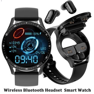 X7 2 in 1 smartwatch นาฬิกาข้อมือผู้ชาย พร้อมหูฟัง  TWS Bluetooth หูฟัง อัตราการเต้นของหัวใจ เครื่องวัดความดันโลหิต Sport Watch Fitness นาฬิกาผู้ชาย