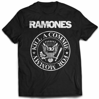 เสื้อยืด พิมพ์ลาย Ramones Kill A Commie For Mommy ไซซ์ S 5XL สําหรับคุณแม่