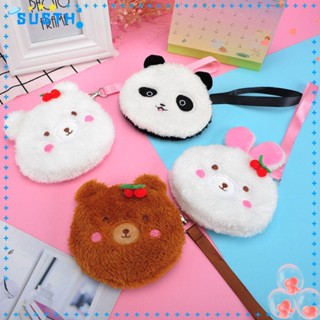 Susth กระเป๋าใส่เหรียญ ลายการ์ตูนหมี กระต่าย แพนด้า ของขวัญ