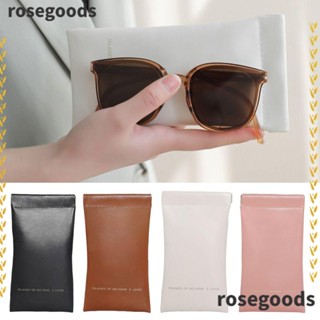 Rosegoods1 กระเป๋าใส่แว่นตาอ่านหนังสือ สําหรับผู้หญิง ผู้ชาย