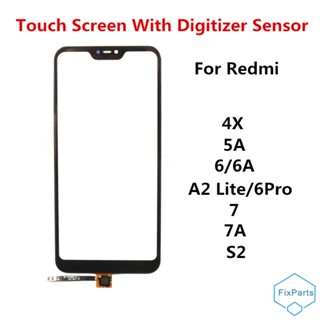 อะไหล่หน้าจอสัมผัสดิจิทัล LCD สําหรับ Xiaomi Redmi 7A 7 6 6A 5A 4X Mi A2 Lite