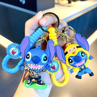 ใหม่ พวงกุญแจ รูปการ์ตูน Stitch น่ารัก สร้างสรรค์ สําหรับห้อยกระเป๋า