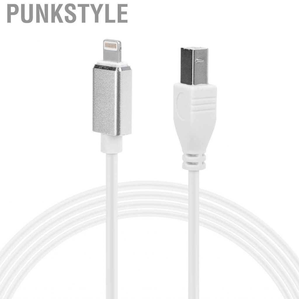 Punkstyle OTG TO MIDI สาย USB อะแดปเตอร์อลูมิเนียมไฟฟ้าเปียโนกลองเครื่องดนตรีข้อมูล
