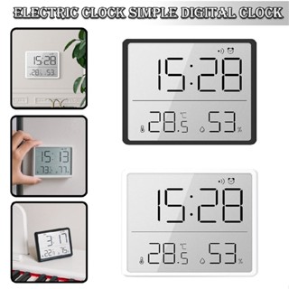 New 1pc Magnetic Large Screen LCD Digital Alarm Clock Thermometer Humidity Meter