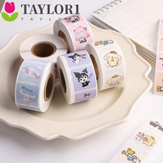 Taylor1 สติกเกอร์ฉลาก ลายการ์ตูนคุโรมิ สําหรับติดตกแต่งสมุดไดอารี่ สมุดไดอารี่ DIY