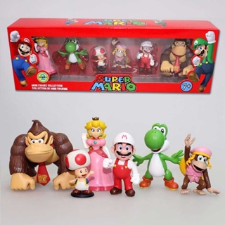 Super Mario mini Figure Cute Toys doll Action figures Collection Kid Gift Toys A