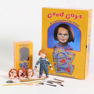 NECA Chucky Good Guys 4" Ultimate Play Set Action Figure Toys Model Scenes Gift